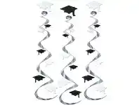 Hanging Decoration - Graduation Cap Whirls