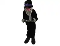 The Party People Shop Animated Decoration - Skeleton Butler 100 cm offer