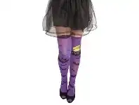 The Party People Shop Stockings - Halloween Thigh High, Purple offer