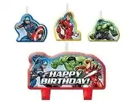 The Party People Shop Candle Set - Happy Birthday, Spider-Man Webbed Wonder offer