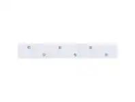 Officeworks Three By Three Mini Strip Bulletin Board White offer
