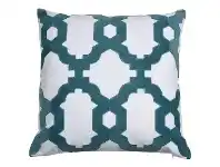 LivingStyles Brighton Velvet & Cotton Scatter Cushion Cover, Turquoise offer