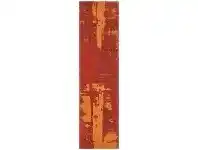 LivingStyles Magnolia Gloria Cotton Chenille Runner Rug, 80x500cm, Paprika offer