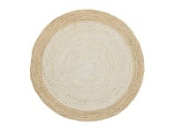 LivingStyles Hampton II Reversible Jute Round Rug, 200cm, Pearl offer