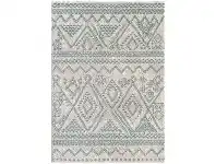 LivingStyles Capri Lara Tribal Rug, 300x400cm, Blue offer