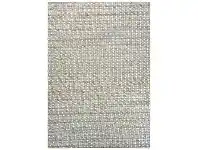 LivingStyles Sua Handwoven Wool Rug, 190x280cm, Silver/Gold offer