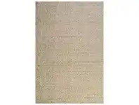 LivingStyles Meka Handwoven Textured Wool Rug, 160x230cm, Beige offer