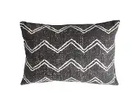 LivingStyles Ruby Zig Zag Feather Filled Cotton Lumbar Cushion offer