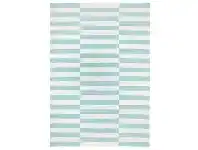 LivingStyles Skansen Bergen Handwoven Wool Rug, 320x240cm, Aquatic offer