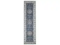 LivingStyles Palace Manal Oriental Runner Rug, 80x300cm, Blue/White offer