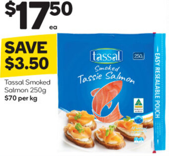Woolworths Tassal Smoked Salmon 250g offer