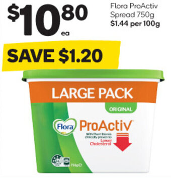 Woolworths Flora ProActiv Spread 750g offer