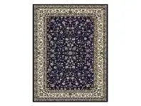 LivingStyles Palais Zari Oriental Rug, 120x170cm, Dark Blue offer