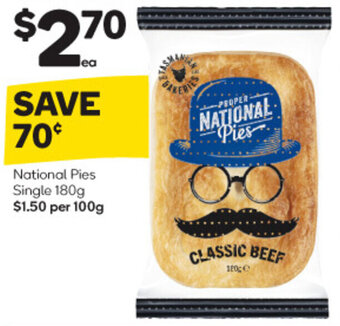 National Pies Single 180g