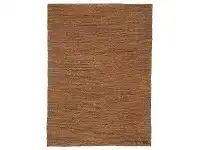 LivingStyles Burma Sumak Handwoven Jute Rug, 380x280cm, Coffee offer