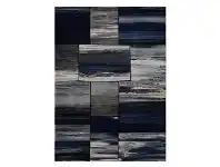 LivingStyles Sunbury Tyson Modern Rug, 120x170cm, Navy / Grey offer