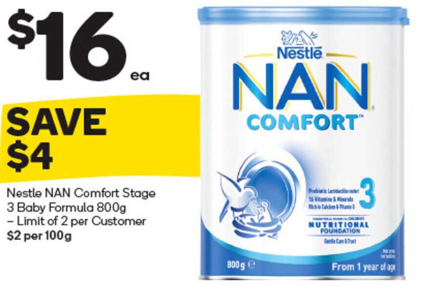 Woolworths nan comfort 3 2025