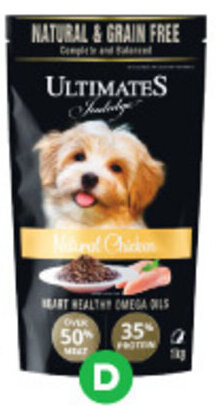 Woolworths D Ultimates Dry Dog Food 1 kg offer