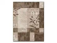 LivingStyles Serenity Leslie Modern Rug, 120x170cm, Brown offer