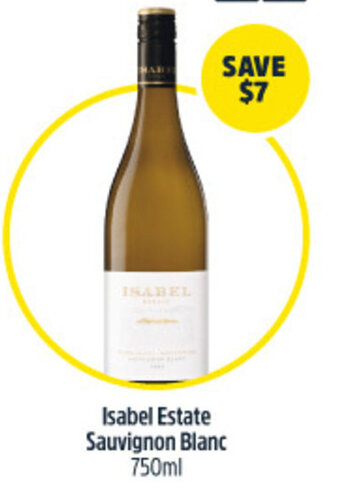 Woolworths Isabel Estate Sauvignon Blanc 750ml offer