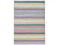 LivingStyles Lexicon Handwoven Striped Wool Rug, 105x160cm offer