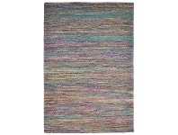 LivingStyles Kerla Horizon Handwoven Silk & Jute Rug, 160x110cm, Natural / Multi offer