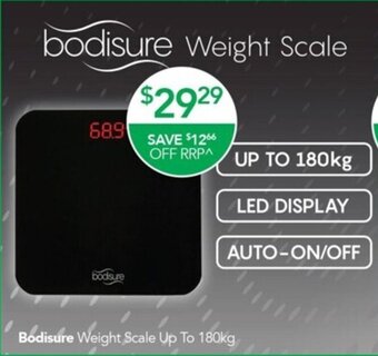 Terry White Bodisure Weight Scale Up To 180kg offer