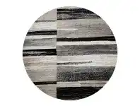 LivingStyles Seattle Nouvel Modern Round Rug, 240cm, Grey offer