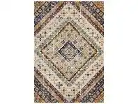 LivingStyles Babylon Diamond Bohemian Rug, 240x330cm, White offer