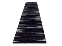 LivingStyles Aspire Spectrum Modern Runner Rug, 80x300cm, Black offer