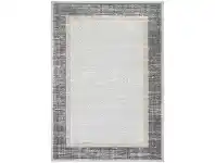 LivingStyles Courtyard New York Modern Rug, 290x200cm, Grey / Charcoal offer