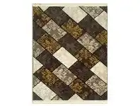 Apollo Bricks Modern Rug, 200x290cm, Brown