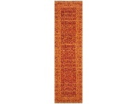 LivingStyles Magnolia Edith Cotton Chenille Runner Rug, 80x300cm, Paprika offer