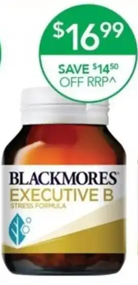 Terry White BLACKMORES EXECUTIVE B STRESS FORMULA offer