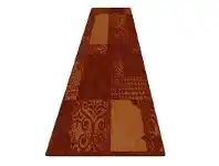 LivingStyles Serenity Leslie Modern Runner Rug, 80x300cm, Red offer