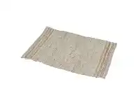 Sumak Hand Loomed Leather & Jute Rug, 60x90cm, Beige