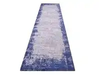 LivingStyles Essence Murphy Modern Runner Rug, 80x300cm, Blue offer
