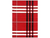 LivingStyles Charleston Rivera Modern Rug, 290x200cm, Red offer