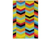 LivingStyles Fred Chevron Modern Rug, 150x100cm, Multi offer