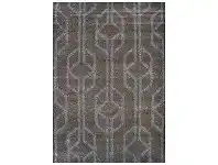 LivingStyles Studio Maxence Turkish Made Modern Rug, 150x80cm, Brown offer