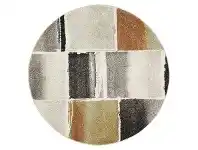 LivingStyles Vision Bricks Round Rug, 240cm, Multi offer