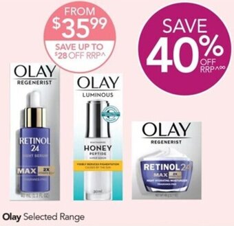 Terry White Olay Selected Range offer