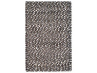 LivingStyles Jelly Bean Handwoven Felted Wool Rug, 170x120cm, Brown offer