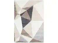 LivingStyles Yalda Shaffer Modern Rug, 330x240cm, Beige / Charcoal offer