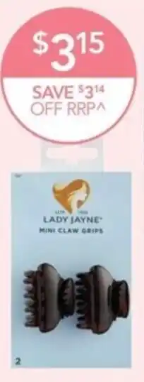 Lady Jayne Claw Grip Mini Shell 2 pack