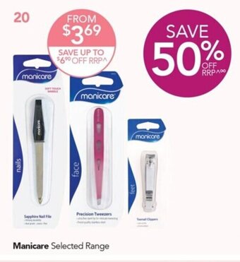 Terry White Manicare Selected Range offer