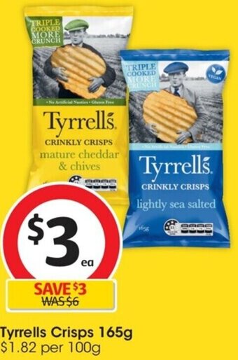 Tyrrells Crisps 165g