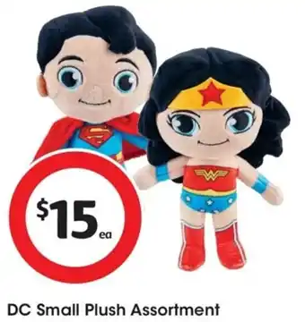 Coles DC Small Plush Assortment offer
