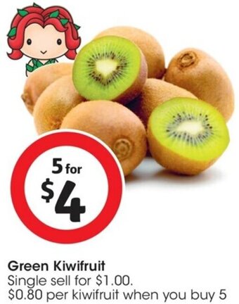 Coles Green Kiwifruit offer