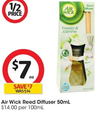 Coles Air Wick Reed Diffuser 50mL offer